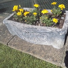 Concrete planters vintage for sale  BASILDON