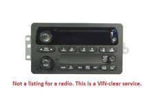 Radio vin clear for sale  Effingham