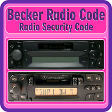 Becker radio code for sale  Corona