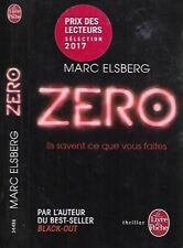 Marc elsberg zero d'occasion  Saint-Zacharie