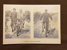 La bicicletta a due posti laterali nel 1896 Velocipede Velocipedi comprar usado  Enviando para Brazil