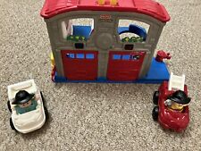 Używany, Rzadki zestaw straży pożarnej i karetki pogotowia FisherPrice Little People wyobraźnia urodziny na sprzedaż  Wysyłka do Poland