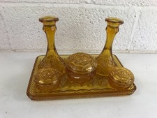 Vintage amber glass for sale  EXETER