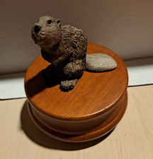 Spieluhr schöne biberfigur gebraucht kaufen  Karben