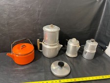 Enamelware orange kettle for sale  Lebanon