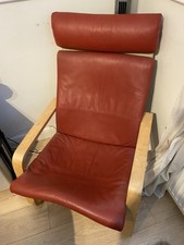 Ikea poang red for sale  HARLOW