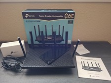 Roteador TP-Link Archer AXE75 AXE5400 Tri Band 6 Stream WiFi 6E uma malha preto comprar usado  Enviando para Brazil