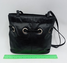 Black real leather for sale  ALFRETON