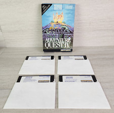 Discos IBM Apple C64 vintage Adventure Quest IV da Keypunch Software 1988 5,25", usado comprar usado  Enviando para Brazil