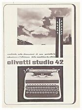 Pubblicita 1938 olivetti usato  Biella