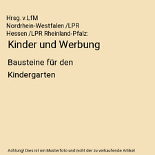 Kinder werbung bausteine gebraucht kaufen  Trebbin
