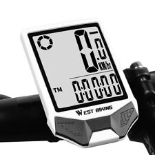 WEST BIKING bicicleta sem fio computador luz de fundo impermeável ciclo velocímetro branco comprar usado  Enviando para Brazil