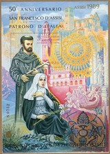 Foglietto erinnofilo san usato  Palermo
