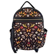 Bolsa mochila Alexander McQUEEN seda preta estampa OBSESSÃO caveira borboleta comprar usado Bolsa mochila Alexander McQUEEN seda preta estampa OBSESSÃO caveira borboleta comprar usado  Enviando para Brazil
