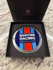 GENUINE Porsche Limited Edition MARTINI RACING Grill Badge Hood Emblem #0870 comprar usado  Enviando para Brazil