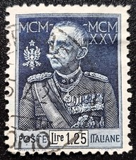 Italia regno 1925 usato  Novara