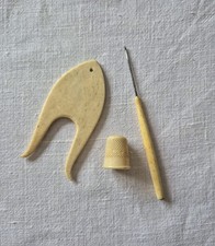 Antique bone lucet for sale  LOWESTOFT