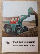 Prospekt zettelmeyer radlader gebraucht kaufen  Hamburg