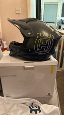 Husqvarna helmet. blue for sale  SCUNTHORPE
