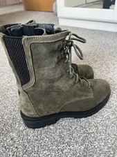 Khaki green suede for sale  RUNCORN