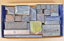 Vintage printing blocks for sale  Shipping to Ireland