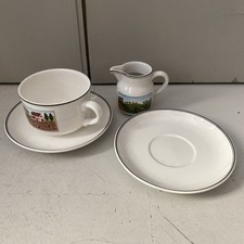 Tazza latte piattini usato  Lugo