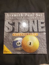 Conjunto de bolas de bilhar Aramith Stone Collection 2 1/4" granito belga - na caixa comprar usado  Enviando para Brazil