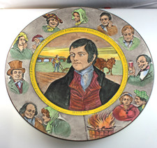 Robbie burns plate for sale  HAVERHILL