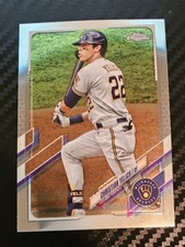 2021 Topps Chrome - #18 Christian Yelich Milwaukee Brewers  comprar usado  Enviando para Brazil