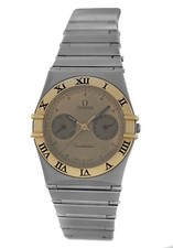 Omega Constellation 396.1069 relógio de quartzo masculino unissex data do dia ouro 18K aço comprar usado Omega Constellation 396.1069 relógio de quartzo masculino unissex data do dia ouro 18K aço comprar usado  Enviando para Brazil