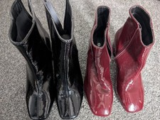 black patent boots wide fit for sale black patent boots wide fit for sale NOTTINGHAM