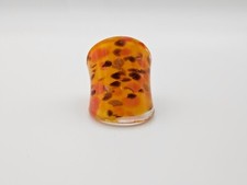 Orange murano glass for sale  ILFORD