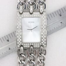 Usado, NOVO BATT. Relógio Guess U1275L1 cristais Swarovski corrente pesada aço inoxidável comprar usado  Enviando para Brazil