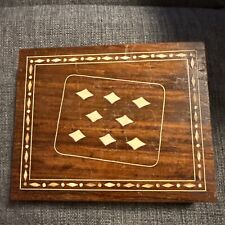 Wooden card holder for sale  FALKIRK