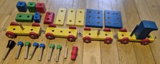 Kinder holzspielzeug motorik gebraucht kaufen  Rheda-Wiedenbrück