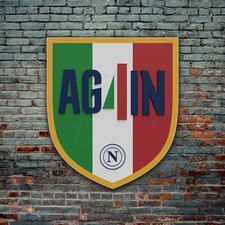 Scudetto legno napoli usato  Tertenia