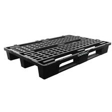 Paleta plastikowa GERSO 120x80x15cm 4000kg nośność paleta przemysłowa czarna na sprzedaż  Wysyłka do Poland