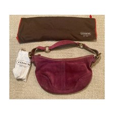 Coach purple suede for sale  Bainbridge Island