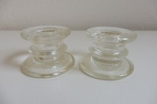 Kerzenhalter glas 2er gebraucht kaufen  Hanau