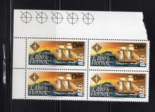 CHILE 2001 Cape Horn Cabo de Hornos bloco de 4 MNH folha de canto L1 comprar usado CHILE 2001 Cape Horn Cabo de Hornos bloco de 4 MNH folha de canto L1 comprar usado  Enviando para Brazil
