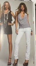 Pantalone bianco denny usato  Castrovillari