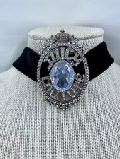Juicy Couture Súper Raro Vintage Broche Prendedor Gargantilla Colgante Cristal Y2K Caja Original segunda mano  Embacar hacia Mexico