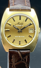 🇨🇭 MIDO Relógio Masculino Banhado a Ouro Vintage Multi Star Automático ETA Fabricado na Suíça, usado comprar usado  Enviando para Brazil