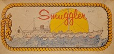 Juego de mesa Smuggler 1982 vintage RMP caja de productos para **piezas** *piezas faltantes*  segunda mano  Embacar hacia Mexico