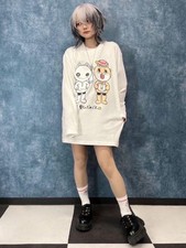 Chiitan Nier Collaboration T-shirt z długim rękawem mityczne stworzenie design używany na sprzedaż  Wysyłka do Poland