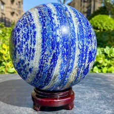 Bola de cristal ouro azul cintilante natural 10,44 lb - Cristal de cura para cura comprar usado  Enviando para Brazil