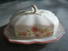 Beurrier ceramique decore d'occasion  Viry