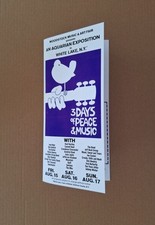 Woodstock 1969 ticket for sale  Boca Raton
