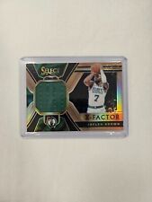 Usado, 2018-19 Panini SELECT Jaylen Brown X-Factor Jersey Patch OURO Variante 04/49 comprar usado  Enviando para Brazil