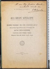 Alla giovane generazione. usato  Ariccia